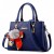 Women Fashion Large Korean Version Messenger Hand Bag-Blue