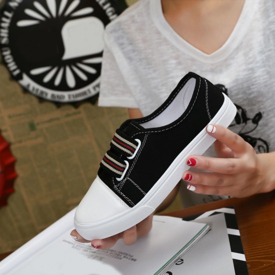 Buy Flat Bottom Canvas Sports Sneakers 