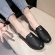 Soft Casual Loose Work Shoes For Women-Black image