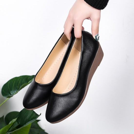 soft leather court shoes