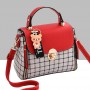 Small Square New Fashion Cross Border Women Shoulder Handbag - Red