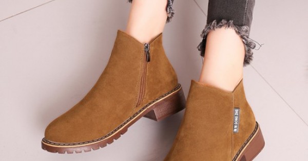 leather casual boots