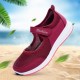 Non Slip Breathable Walking Sports Shoes-Red image