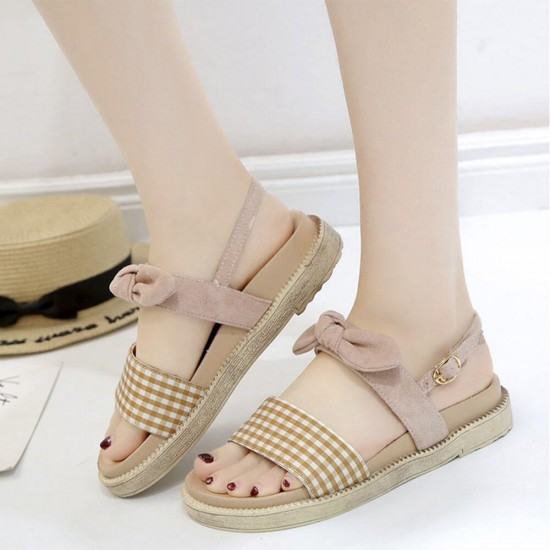 cream sandals low heel