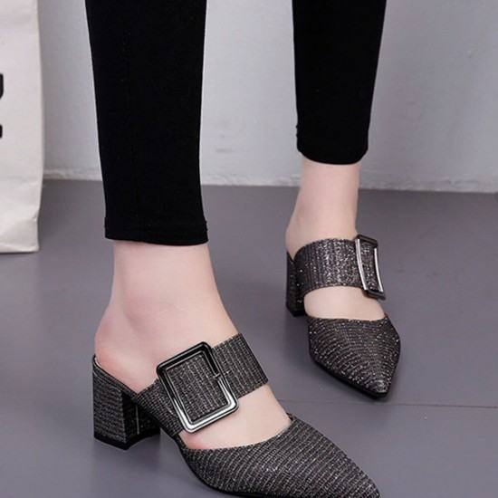 slippers with belt