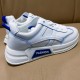Blue Contrast Layers Casual Sports Shoes - White |image