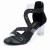 Open Toe Crystal Transparent High Heel Sandals - Black