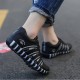 Soft Breathable Casual Jogging Sneaker - Black image