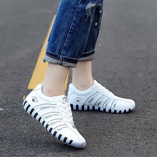 Soft Breathable Casual Jogging Sneaker - White image