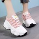 Mesh Breathable Pink Contrast Sports Women Shoes - Pink image