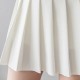 Tremor High Waist Elastic Pleated Mini Skirt 