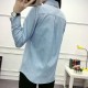New Denim Dual Pocket Long Sleeve Shirt - Light Blue image