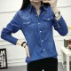 New Denim Dual Pocket Long Sleeve Shirt - Dark Blue image