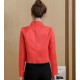 Short Section Women Casual Leather jacket - Red image