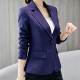 Formal Wear Slim Blazer Suit Jacket - Blue image