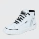 Casual Round Toe Lace Closure Women Ankle Sneaker - White image