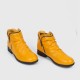 New Trendy Zipper Fold Low Heel Women Boot-Orange image