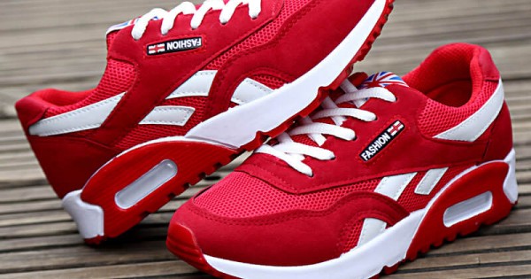 red shoes sports