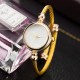 Stylish Gold Robe Strapped Bracelet Watch-Golden image