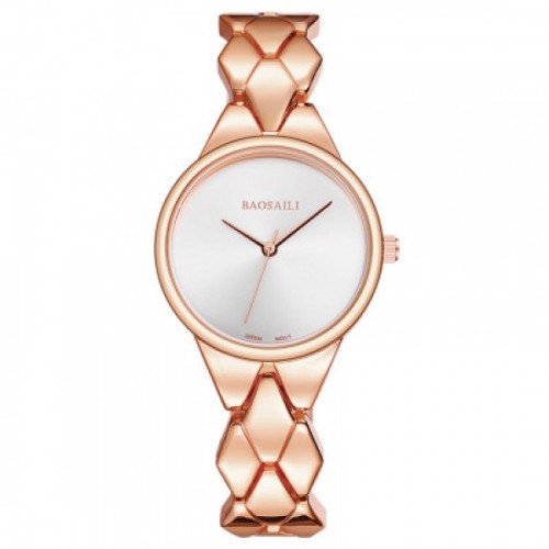 Round Dial Baosaili Design Round Dial Bracelet Watch-Rose Gold image
