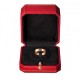 Women's Love Design Cartier Style Titanium Steel Ring-Rose Gold image