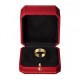 Women's Love Design Cartier Style Titanium Steel Ring-Gold image