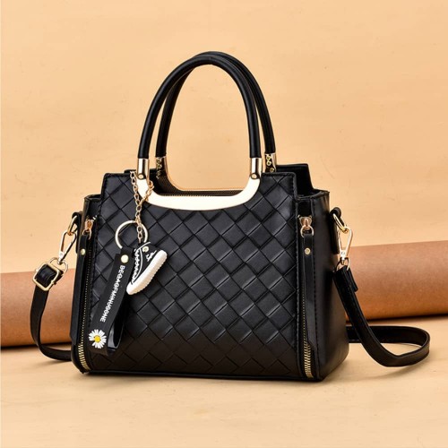 Trendy New Fashion Women Shoulder Bag -Black image