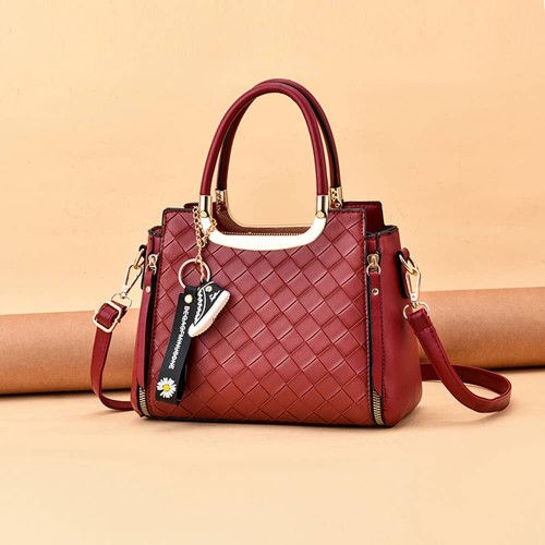 Trendy New Fashion Women Shoulder Bag -Red image