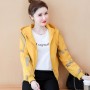 Korean Style Full Sleeved Women's Sports Jacket - Yellow