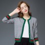 Button Closure Knitted Cardigan Style Sweater - Grey	