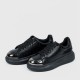 Trending Latest Fashion Casual Thick Soled Sneakers - Black image