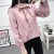 Solid Color Long Sleeve Corduroy Shirt For Women - Pink