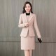 Elegant Two Piece Jacket And Sleeveless Slim Mini Dress - Cream |image