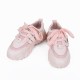 Sports Style Round Toe Casual Sneakers For Women - Pink image