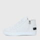 Classic Round Toe Lightweight Canvas Shoe for Ladies - White image