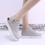 Classic Round Toe Lightweight Canvas Shoe for Ladies - Grey