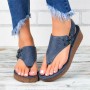 Femme Style Flip Flop Sandals for Women - Blue