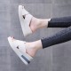Casual Wear Open Toe Wedge Slippers for Women - Black image