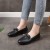 Breathable High Quality Hollow Bow Tie Flat Shoes - Black