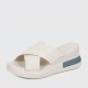 Casual Wear Open Toe Wedge Slippers for Women - White image