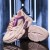Sport Style Trendy Thick Bottom Lace Sneakers for Ladies - Pink