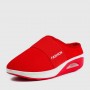 Women’s Light Weight Air Cushion Slip On Slippers - Red
