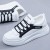 Latest Fashion Mid Heeled Sneakers for Women - Black