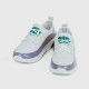 Women’s Slip On Breathable Sole Shiny Casual Shoes - White image