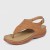 Casual Style Soft Sole Lightweight Buckle Sandals - Brown