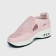 Women’s Breathable Casual Velcro Sport Shoes – Pink image