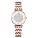  Roman Scale Stainless Steel Strap Women's Watch - Rose Gold image
