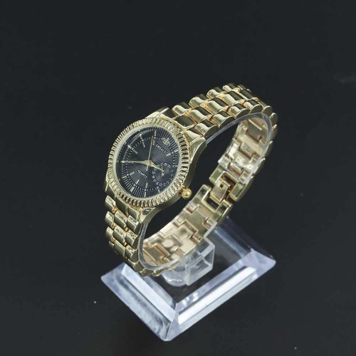 Casual Analogue Quartz Ladies Wrist Watch - Gold image