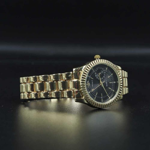 Casual Analogue Quartz Ladies Wrist Watch - Gold image
