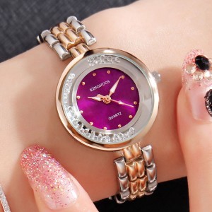 Trending Dual Tone Ladies Wrist Watch - Silver